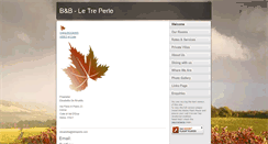 Desktop Screenshot of letreperle.com